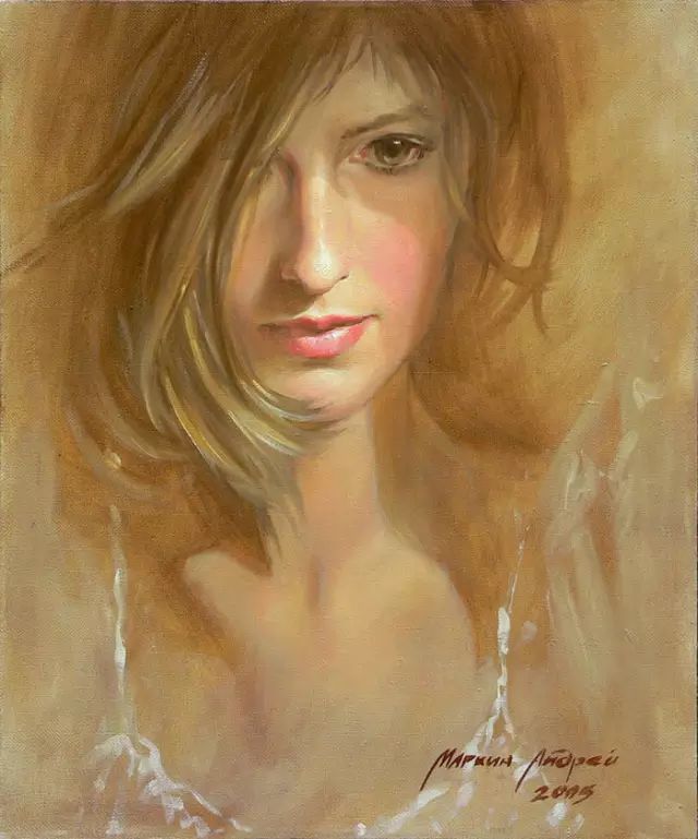 俄罗斯画家安德烈·马克的漂亮女性人物油画艺术作品赏析