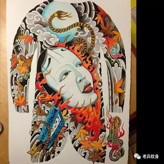 日式纹身科普篇丨别人身上花花绿绿的图案都是什么