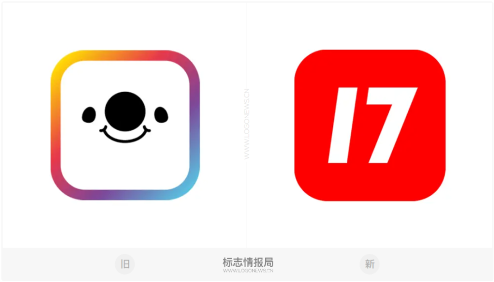 直播平台17live更换新logo