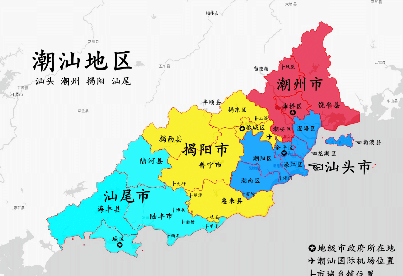 广东现在下辖行政区划达到了21个,数量位居全国之首.