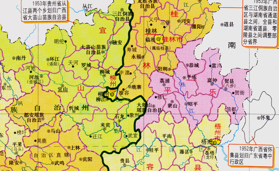 广西的区划调整,14个地级市之一,柳州市为何有10个区县?