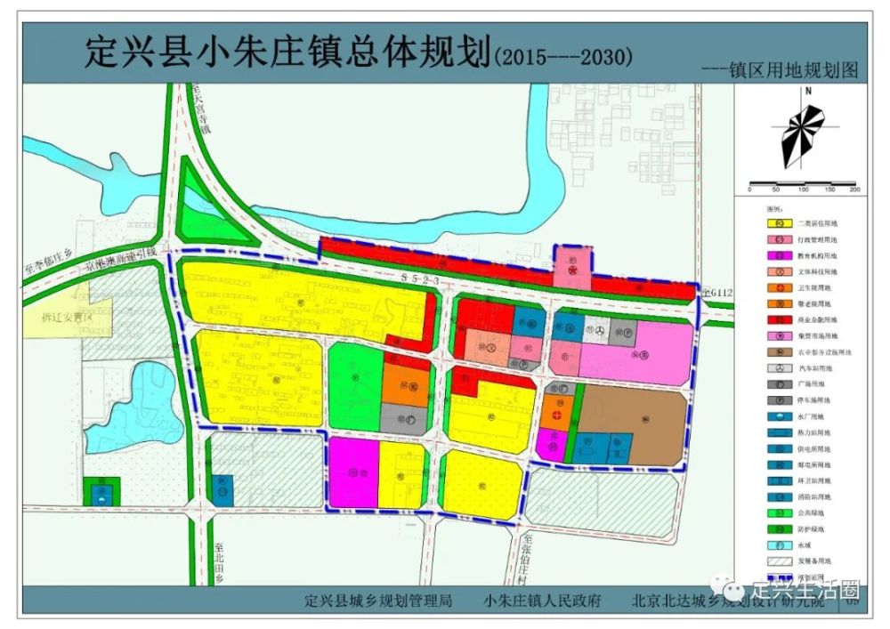 定兴各乡镇总体规划,涉及北河,贤寓,小朱庄,天宫寺