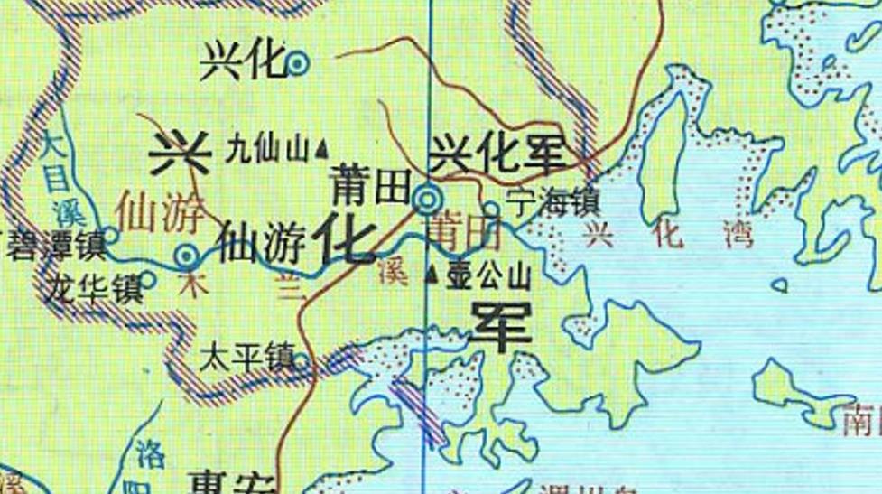仅辖1县的福建莆田市历史上它的面积就这么小吗是如何导致的