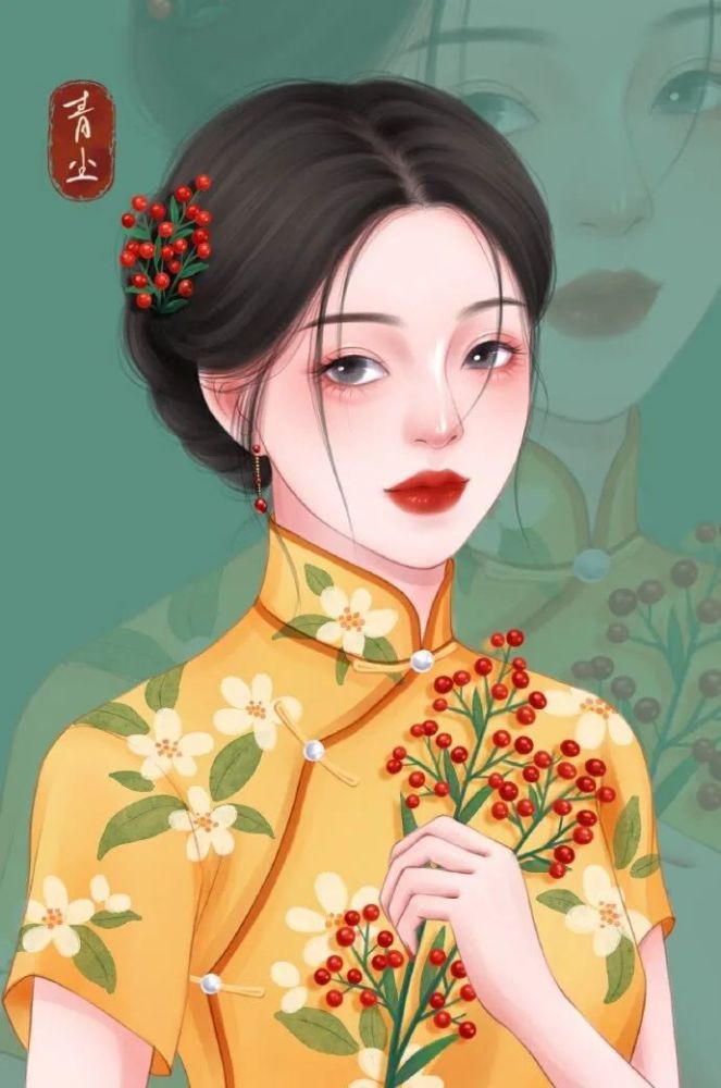 头像|复古民国风 民国风旗袍 民国风女头 旗袍女生头像