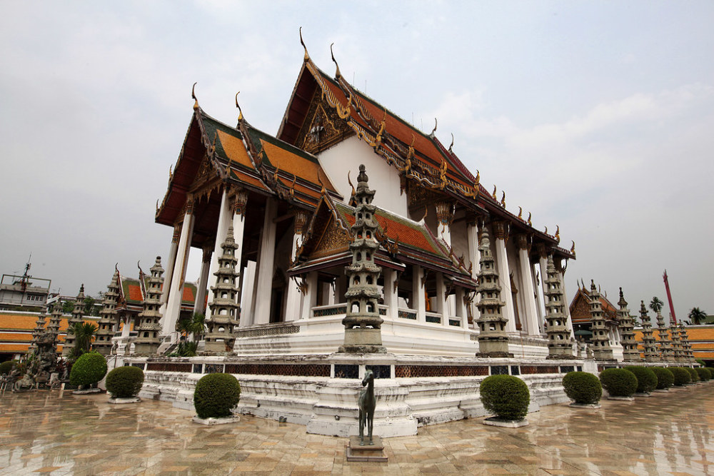 金山寺:曼谷最高的寺庙,金光闪闪不要错过