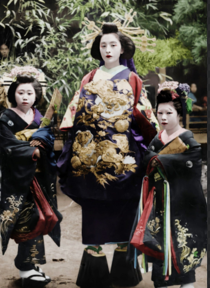 日本花魁等级森严,普通人见一面就可能要倾家荡产