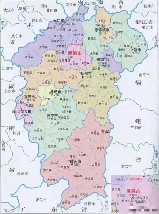 江西城市大洗牌:赣州稳居第二,上饶追赶宜春,景德镇
