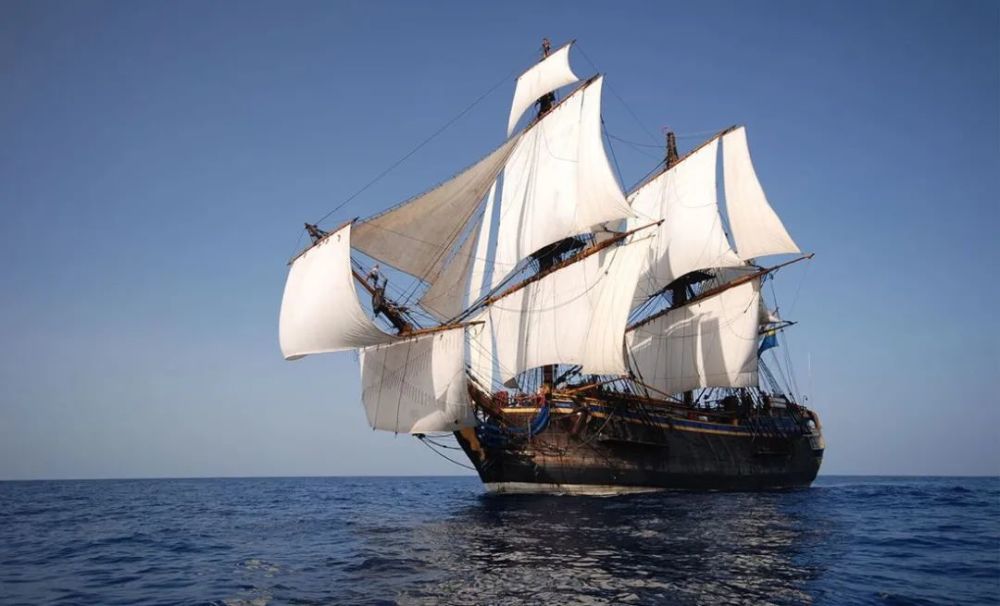 世界上最大的木质帆船正在使用生物燃料沿历史路线航行