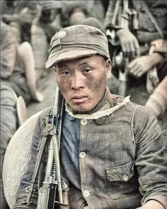 真实八路军战士的彩色老照片,个个都是抗日英雄!
