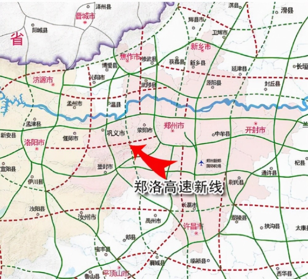 河南拟投资183亿建一条高速公路长约95公里连接郑州与洛阳