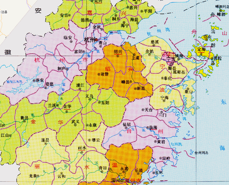 浙江省的区划调整,11个地级市之一,绍兴市为何有6个区县?