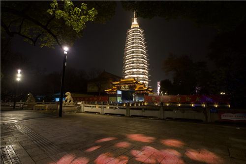 常州市天宁宝塔夜景照明工程喜获中照奖一等奖