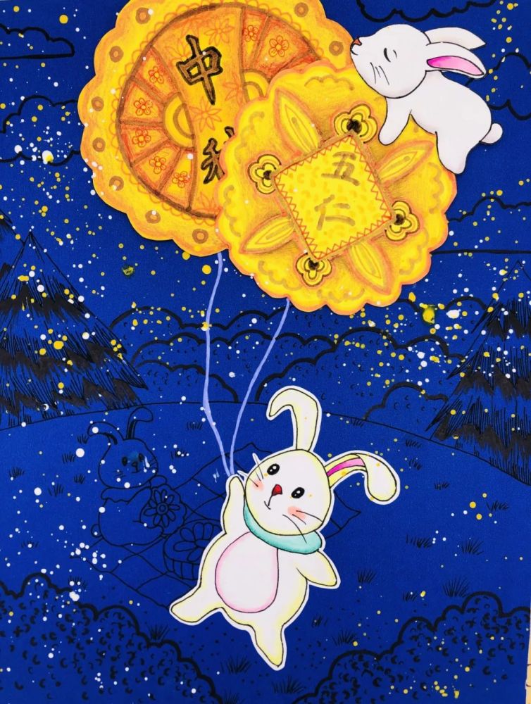 儿童画创意 | 中秋节主题儿童画课例，又来啦!总有一款你需要的~