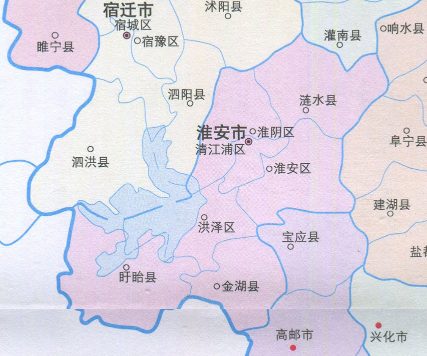 淮安各区县人口一览:涟水县82.97万,洪泽区28.51万