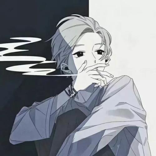 "是你一直在找的暗黑系男生头像吗"