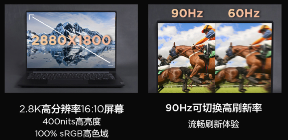 联想小新pro 14屏幕升级:2.8k 90hz,9月28日开售
