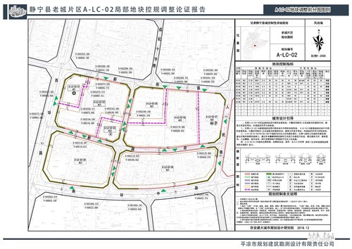 关于静宁县老城片区a-lc-02局部地块控规调整的公告