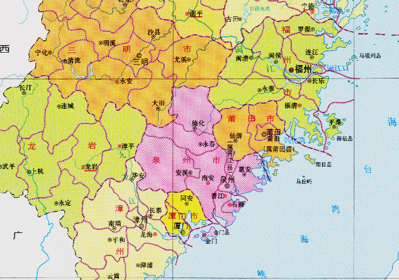 福建省的区划调整,9个地级市之一,福州市为何有13个区县?