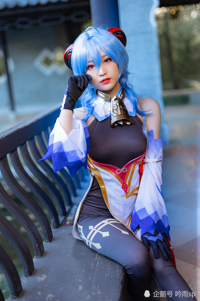原神-甘雨cosplay,优雅娴静