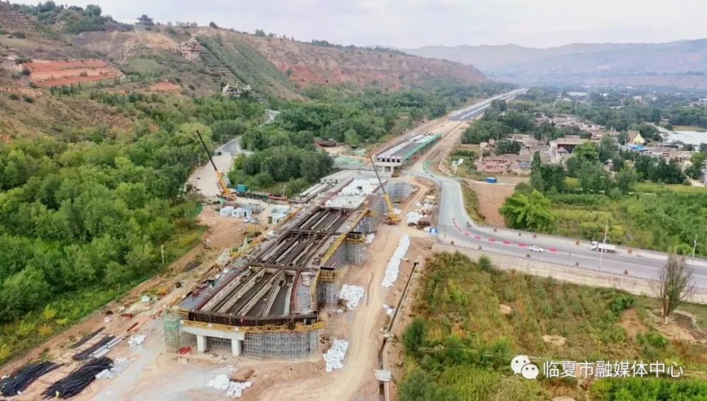 临夏市环城北路建设项目加速推进