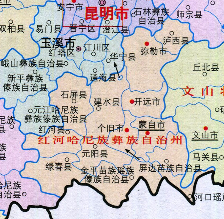 红河州13县市人口一览:弥勒市53.81万,绿春县21.02万