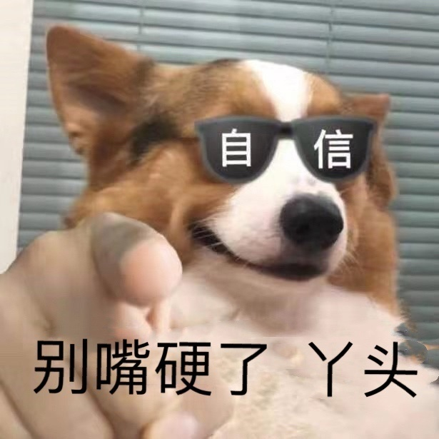 恶搞表情别嘴硬了丫头