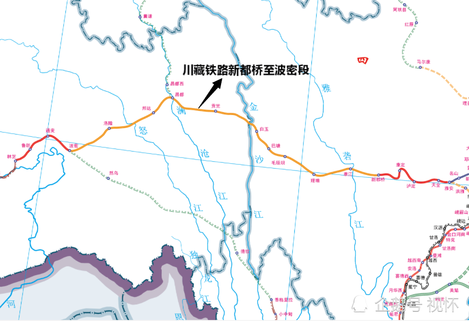 川藏铁路新都桥至波密段