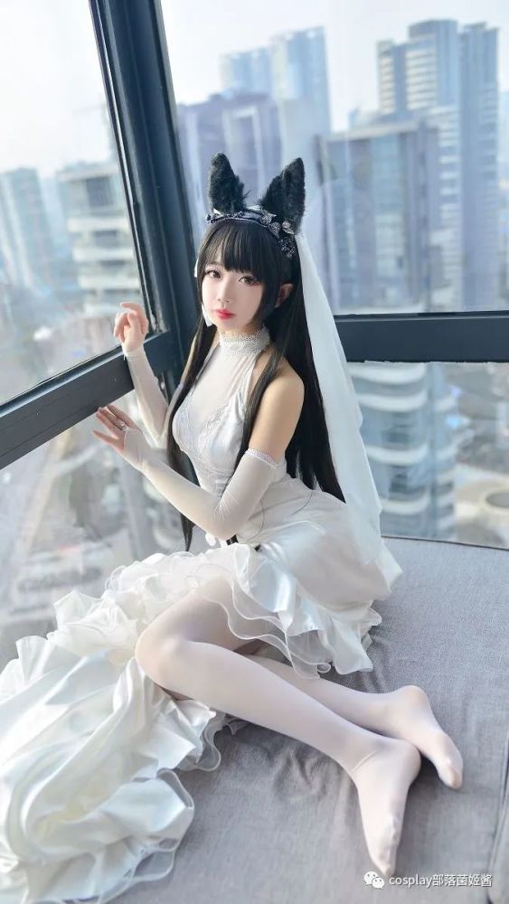 cos:碧蓝航线婚纱爱宕@雪琪