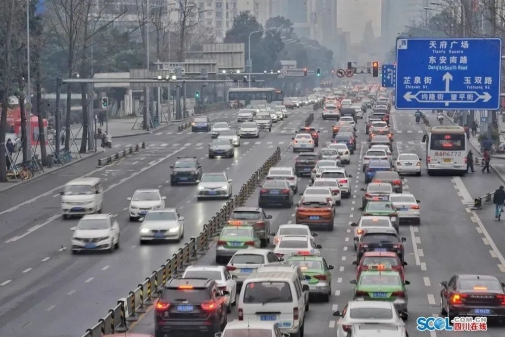 淮州人必看!成都交警发布中秋出行交通提示,这些道路施工,拥挤