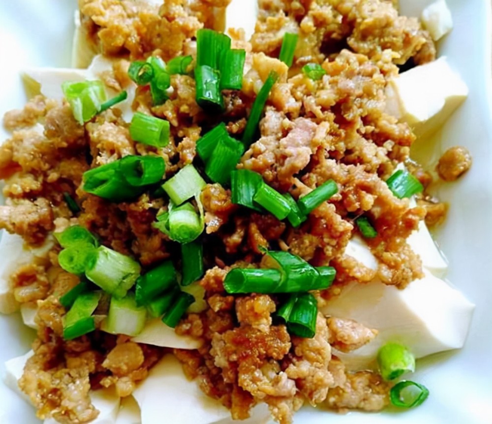 肉末蒸豆腐