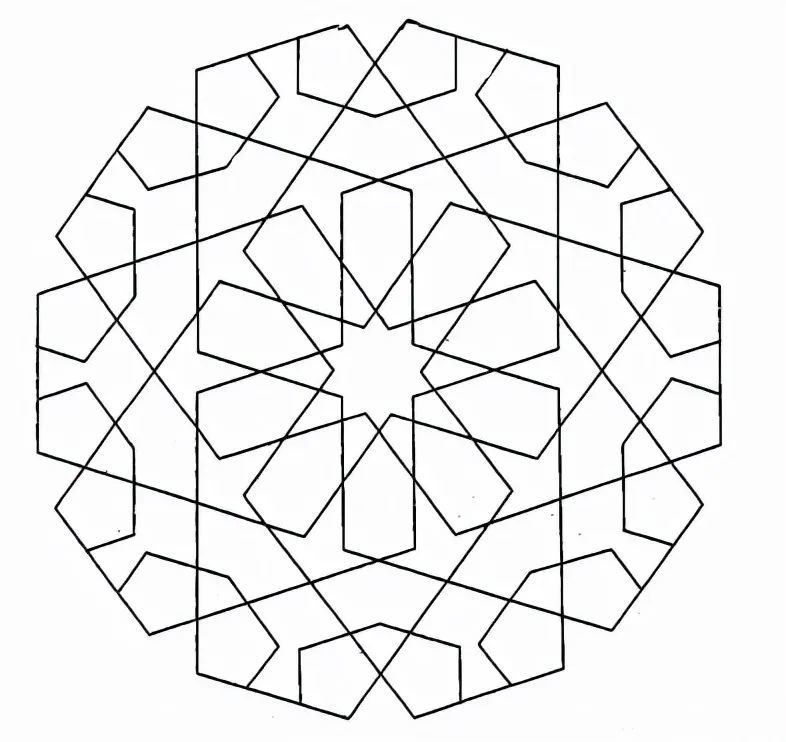 一个边长为1的正五边形,一个边长为1的非凸10边形,以及一个总是与两个