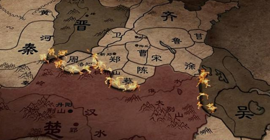 春秋五霸中,真正霸主只有二个,其余三个名不副实