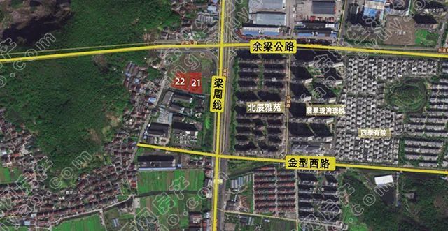 522,北环西路南侧,梁周线西侧地块二用地性质:加油站 面积:4.