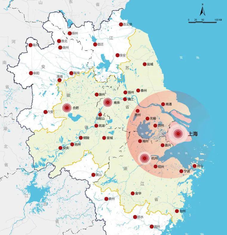 上海都市圈9大城市无锡第4嘉兴第7江苏浙江各有4市