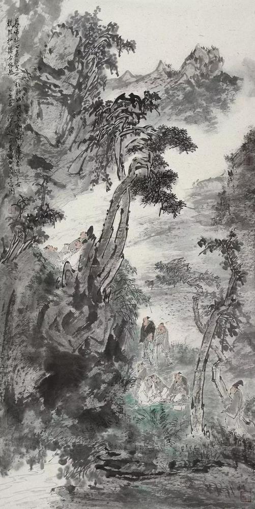 中国国家画院画家,研究员,顾平国画作品欣赏