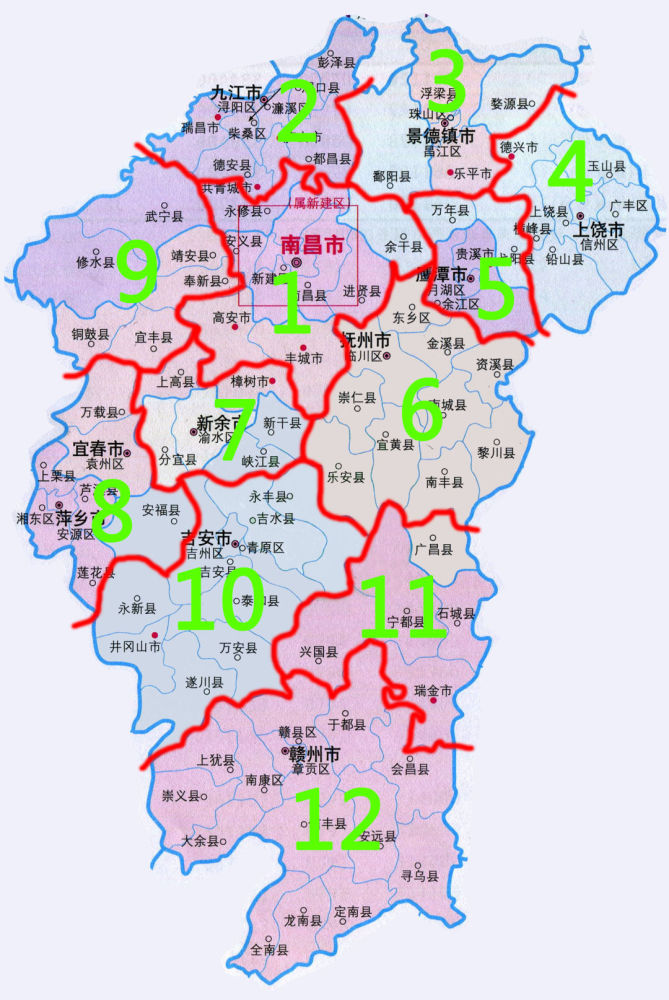 【1】南昌:划入高安市,丰城市,永修县,余干县 强省会战略升级,目前的