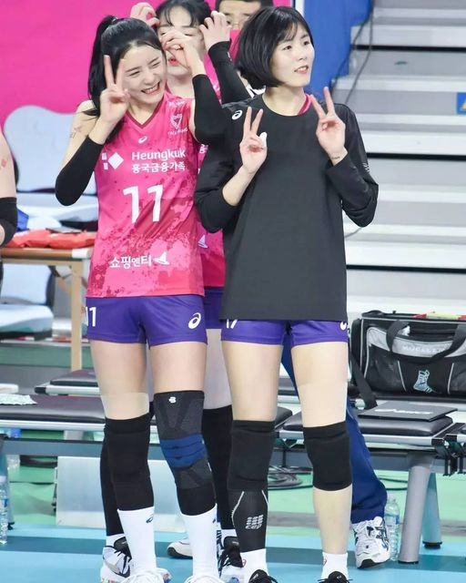 韩国女排李在英和李多英双胞胎,9月23号进入希腊俱乐部,fivb签发核准