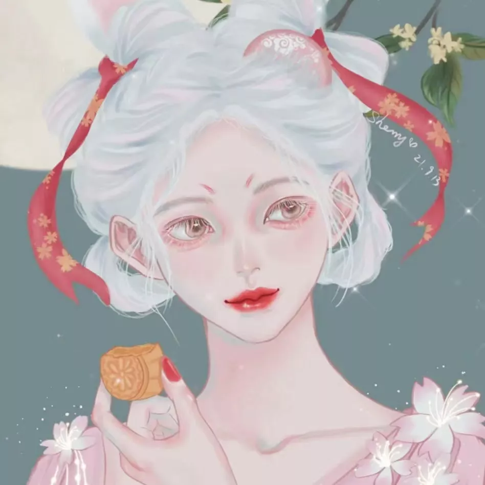 "中秋节可用的仙女儿头像"