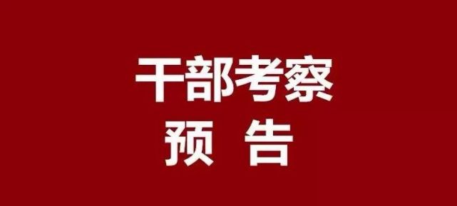 第七师胡杨河市领导班子换届考察工作预告