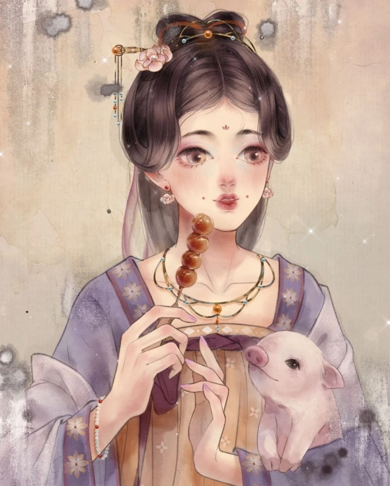古风插画|十二生肖拟人合集
