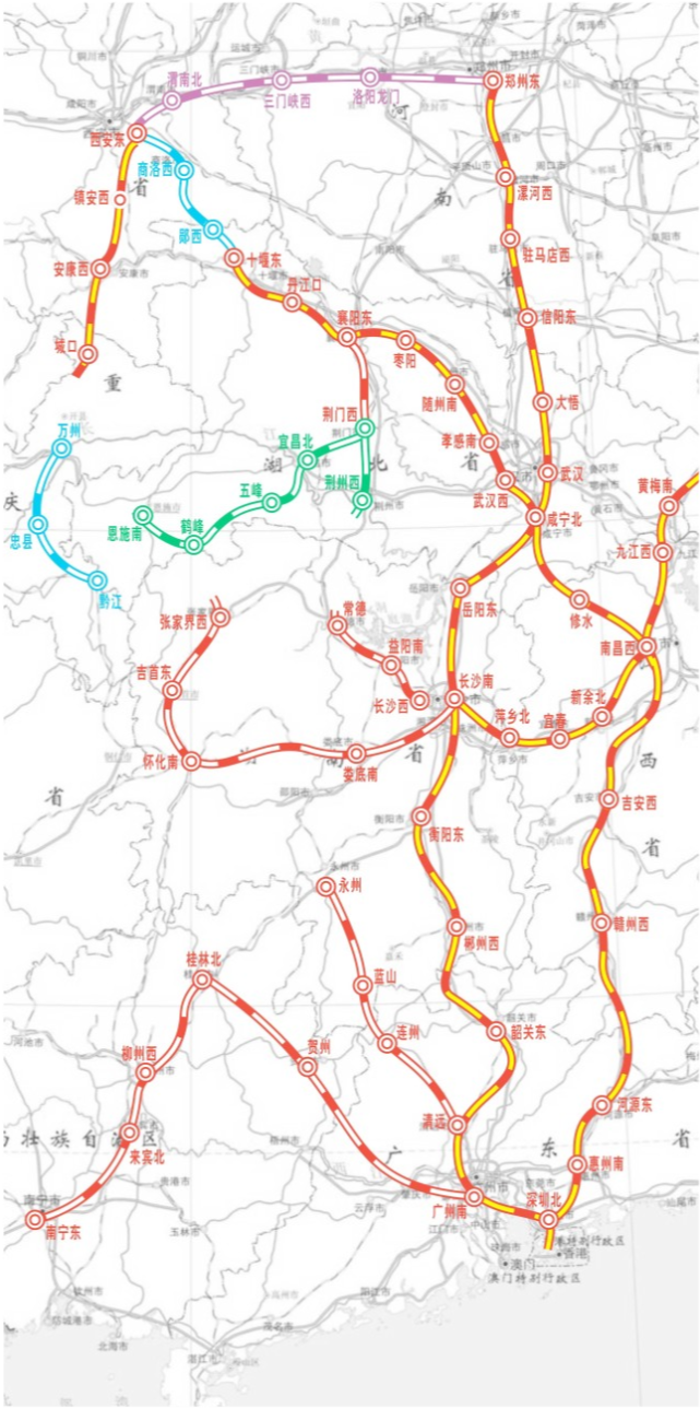 湖南如何规划统筹——四省(江西,重庆,湖北)高铁断头?