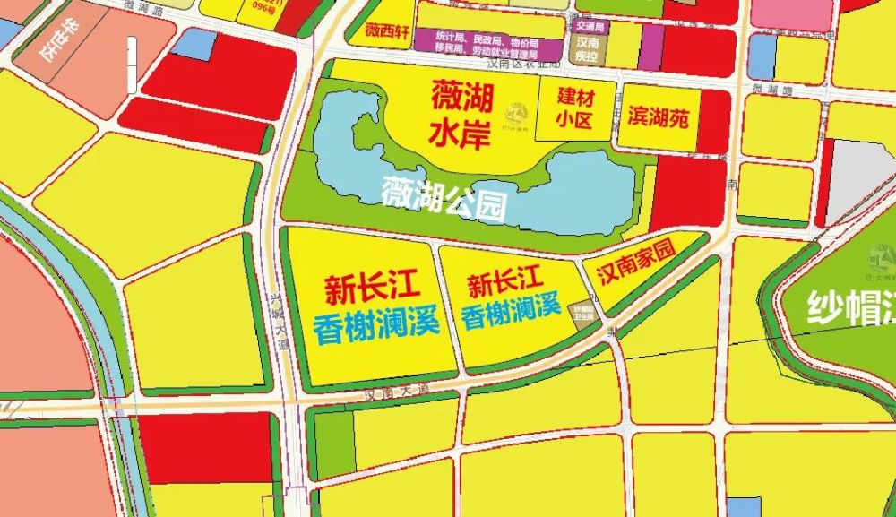 汉南|新长江香榭澜溪三期二区规划调整