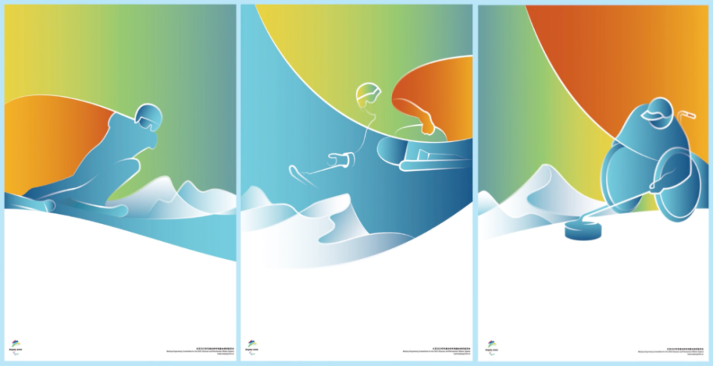历届各国冬奥会海报设计秀中国风的北京冬奥官方海报能排第几