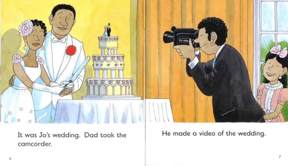 it was jos wedding. dad took the cam