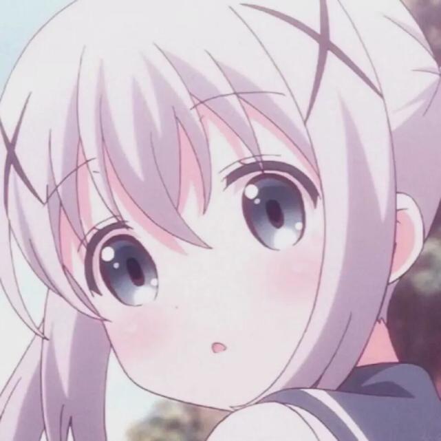 动漫头像:爱笑的女孩是幸运的