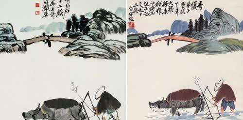 弟子误认师傅齐白石没画完,随手添了几笔,764万名画变成63万?