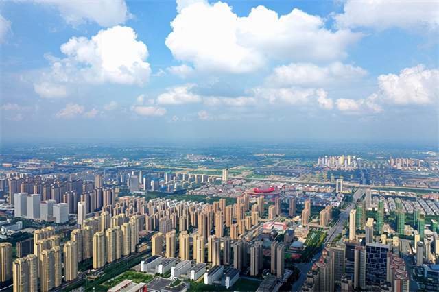 亳州城市建设鸟瞰