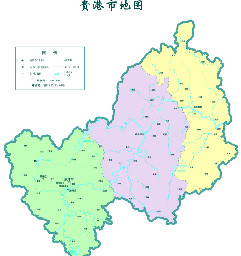 广西的区划调整,14个地级市之一,贵港市为何有5个区县?