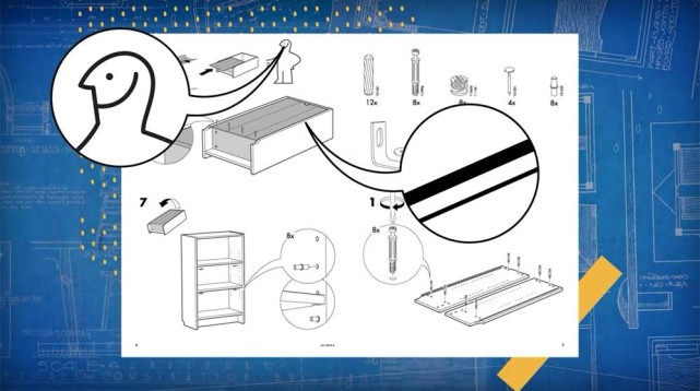 在宜家最酷的不是家具,而是家具说明书