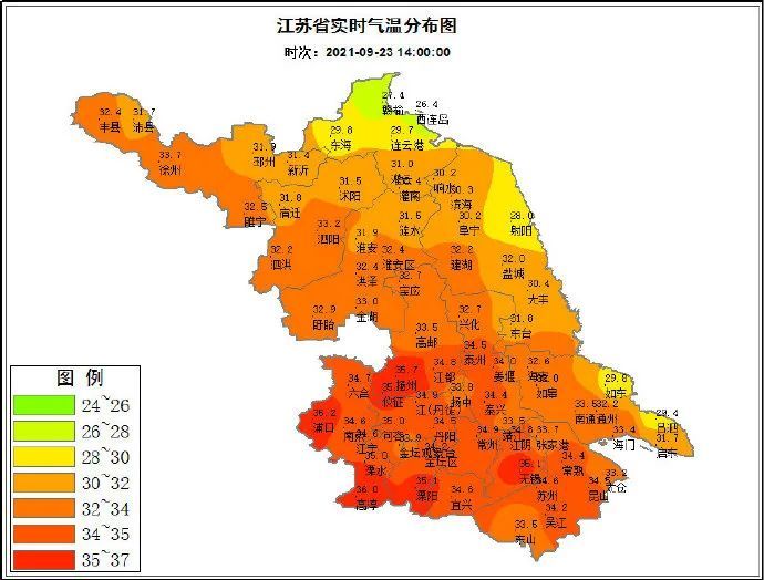 今日秋分 南京的太阳火辣辣 先来看看全国最新入秋进程图 据@南京